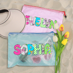 Personalised Artistic Name Waterproof Sandproof Pool Beach Bag Daily Use Summer Holiday Travel Beach Party Gift for Women