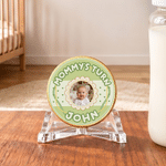 Personalized Funny Photos Mommy's Daddy's Turn Decision Coin with Name Daily Use First Father's Mother's Day Baby Shower Gift for New Parent Mom