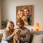 Impresiones en lienzo personalizado con foto de mascota y nombre estilo textura de pintura moderna regalo de cumpleaños para amantes de las mascotas