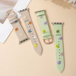 Personalized Bohemian Style Embroidered Flower Watch Band with Name Birthday Gift for Girl Woman