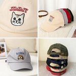 Personalisierte bestickt Haustier Gesicht Foto 100% Baumwolle einstellbar Baseballmütze mit Namen im Freien Zubehör Haustier Party Geschenk für Katze Hund Haustierbesitzer
