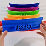 Personalised 3D-Printed Multicolour Playing Card Holder with Name Game Night Birthday Gift for Card Canasta Lover