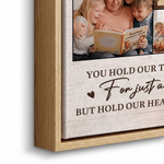 Gepersonaliseerde familie fotocollage moderne canvas afdrukken met tekst Home Decor Schip uit USA Vaderdag dagelijks cadeau voor familie Mamma Oma