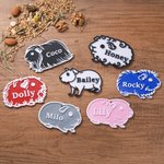 Personalisierte Meerschweinchen Design Pet Name Tag täglichen Gebrauch Käfig Dekor Geburtstagsgeschenk für Tierbesitzer