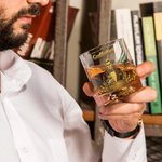 Personalised Godfather Character 10 oz Rock Whiskey Glass with Name Father's Day Birthday Anniversary Gift for Dad Granddad