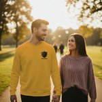 Personalisierte Abzeichen Initial Multicolor T-shirt Sweatshirt mit Namen Geburtstag Vatertag Geschenk für Mann
