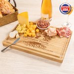Personalized Family Life Tree 2-20 Names FSC Bamboo Cutting Board with Juice Groove Ship from USA Mother's Day Housewarming Gift for Family