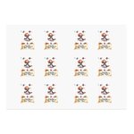 Gepersonaliseerde Cartoon Afgestudeerd Meisje Waterdichte Stickers met Naam en Jaar Gunst Etiket Viering Afstudeerfeest Decor voor 2026 Afgestudeerden