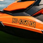 Gepersonaliseerde Waterdichte Carbon Fiber Watercraft Registration Number Stickers met Boat Numbers en Letters Set van 2 Dagelijks Gebruik Gift voor Jet Ski Lover