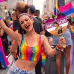 Personalized Multicolour Rainbow LGBTQ Photo Handheld Fan with Text Pride Parade Outdoor Activities Party Gift for Couple Close Friend Gay