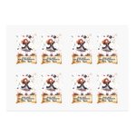 Gepersonaliseerde Cartoon Afgestudeerd Meisje Waterdichte Stickers met Naam en Jaar Gunst Etiket Viering Afstudeerfeest Decor voor 2026 Afgestudeerden