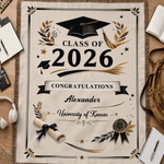 Personalized Graduation Cap Tassel Soft Throw Blanket with Name and Year Home Decor Graduation Gift for 2026 Graduates