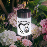 Henkilökohtainen Koira Kissa Tassu Solar Garden Light nimi ja valokuva Garden Decoration Memorial Sympathy lahja menetys lemmikkieläinten kanssa