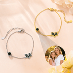 Personalised Lucky Horse Photo Micro-Projection Durable Dainty Bracelet Birthday Gift for Mother Couple Family