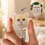 Personalised Durable Pet Portrait Photo Acrylic Hook Adhesive Wall Decor Daily Use Birthday Gift for Pet Lover