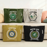 Personalized School Badge Photo Large Capacity Corduroy Tote Bag with Name and School Name Travel Essential Graduation Gift for Graduates