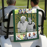 Personalized Multicolour Family Photo Large Absorbent Quick Dry Sports Towel with 2-6 Photos and Text Birthday Father's Day Gift for Dad Golf Lovers