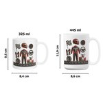 Personalisierte Keramik-Kaffeetasse mit Rennsportmotiv | mit Namen | 325 ml oder 445 ml | Geschenk für Motorsportfans Männer und Jungen