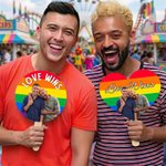 Personalized Multicolour Rainbow LGBTQ Photo Handheld Fan with Text Pride Parade Outdoor Activities Party Gift for Couple Close Friend Gay