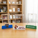 Personalised Multicolor Logo Text Adjustable TCG Poke Card Display Stand Desk Decor Gaming Convention Card Collecting Gift for Card Collector Streamer