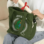 Personalized School Badge Photo Large Capacity Corduroy Tote Bag with Name and School Name Travel Essential Graduation Gift for Graduates