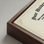 Diploma Personalizado Flotante Enmarcado Lienzo Impresiones con Nombre Decoración de Pared Decoración para el Hogar Regalo de Graduación para Graduado