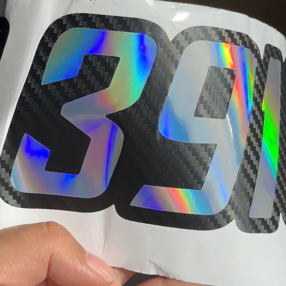 Personalized Waterproof Carbon Fiber 3.5 Inches Watercraft Registration Number Stickers with Boat Numbers Letters Set of 2 Gift for Jet Ski Lover 5