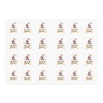 Gepersonaliseerde Cartoon Afgestudeerd Meisje Waterdichte Stickers met Naam en Jaar Gunst Etiket Viering Afstudeerfeest Decor voor 2026 Afgestudeerden
