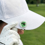 Personalized Let's Par Tee Golf Ball Marker Magnetic Hat Clip with Name Daily Use Game Day Birthday Gift for Friend Golf Player
