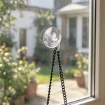 Personalized Grandma's Garden Birth Flower Stained Glass Effect Acrylic Suncatcher with Title and 1-10 Names Mother's Day Gift for Grandma Mom