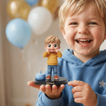 Personalized Cake Photo to 3D Figurine with Name Daily Use Room Decor Birthday Gift for Kids Family Friends