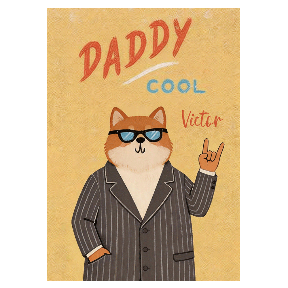 Cool Shiba Inu Father’s Day Ecard