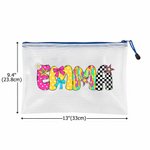 Personalised Artistic Name Multicolor Waterproof Sandproof Pool Beach Bag Daily Use Travel Summer Vacation Party Gift for Her