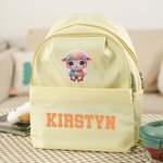 Sac à dos multi-compartiments pour enfants avec nom Cadeau de rentrée scolaire pour garçons filles