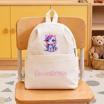 Sac à dos multi-compartiments pour enfants avec nom Cadeau de rentrée scolaire pour garçons filles