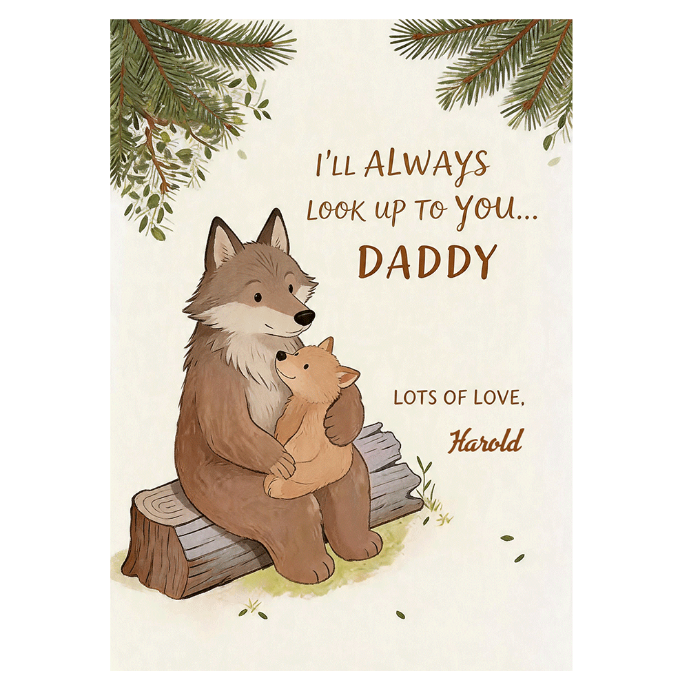 Always Look Up To You Father’s Day Ecard
