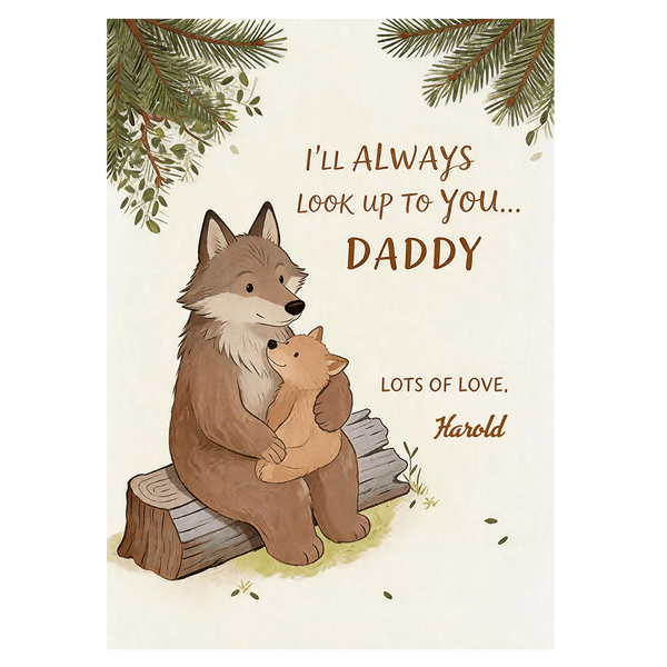 Always Look Up To You Father’s Day Ecard