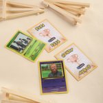 Carte personnalisée avec photo et texte - Style carte Poke - Cadeau d'anniversaire ou fête des Pères pour couples amis copain
