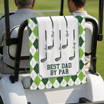Personalized Golf Clubs Sports Towel with Name and Hanging Clip Outdoor Activities Use Game Day Birthday Father's Day Gift for Golf Lover Golfer Dad