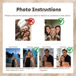 Couverture personnalisée avec nom photos et textes - Décoration de maison - Cadeau de fête des Mère et fête des Pères pour la famille