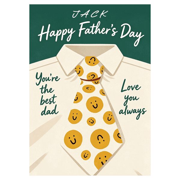 Shirt & Smiley Tie Father’s Day Ecard