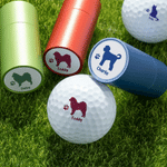 Gepersonaliseerde Multicolor Pet Cat Dog Patroon Golfbal Stempel Club met Naam Wedstrijd Souvenir Verjaardagscadeau voor Golfliefhebbers