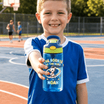 Personalized The Rookie Of The Year Animal Basketball 16 oz Water Bottle with Straw and Name Daily Use  Birthday Back to School Gift for Kid Boy Girl