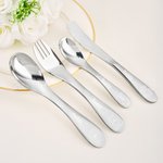 Personalized Engraved Jungle Animal Stainless Steel Cutlery Set with Name Daily Use Christmas Birthday Gift for Kids