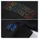 Personalized Multicolor Embroidered Sweatshirt with Text Back to School Teacher Appreciation Gift for Teachers