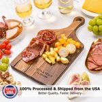 Personalized Dandelion Love Is in the Air Reversible Charcuterie Cutting Board with Grip Ship from USA Wedding Housewarming Gift for Family Couples