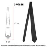 Personalisierte Streifen Foto Patch Krawatte mit Namen und Geschenkbox Herren Accessoire Hochzeit Jahrestag Business Geschenk für Ehemann Papa
