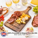 Personalized Forget Mother’s Day Love You Everyday Engraved 1-8 Names Charcuterie Cutting Board with Handle Ship from USA Mother’s Day Gift for Women