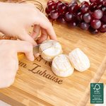 Personalisiertes Schneidebrett mit Foto- und Text-Gravur | FSC®-zertifizierte Nachhaltigkeit | Küchendeko | Einweihung Geschenk für Familie Freunde