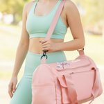 Sac de week-end imperméable avec bandoulière Accessoires de voyage Cadeau d'anniversaire pour les femmes et les filles